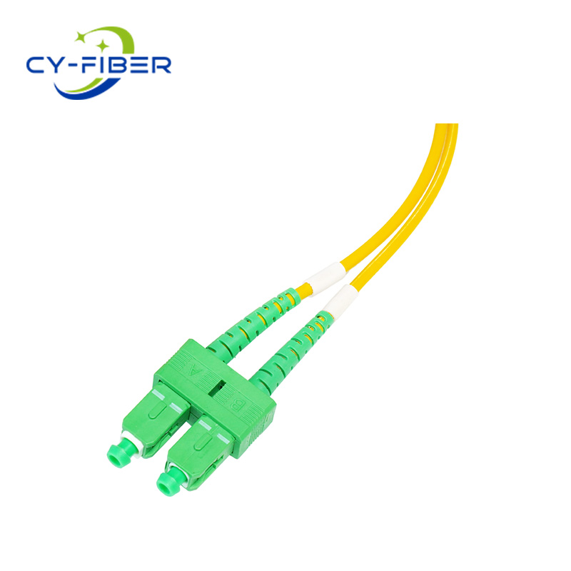 OS2 LC UPC-SC APC Duplex LSZH 3.0mm Fiber Optic Patch Cord, 3m