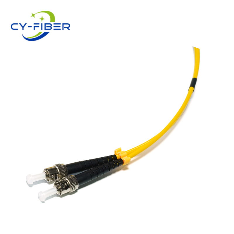 OS2 FC APC-ST UPC Duplex LSZH 3.0mm Fiber Optic Patch Cord, 3m